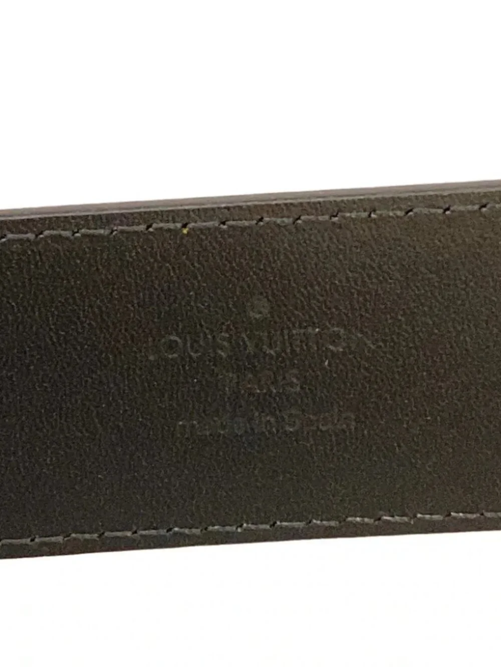 LOUIS VUITTON Patchwork Waves LV Circle  Damier Azur Canvas Belt